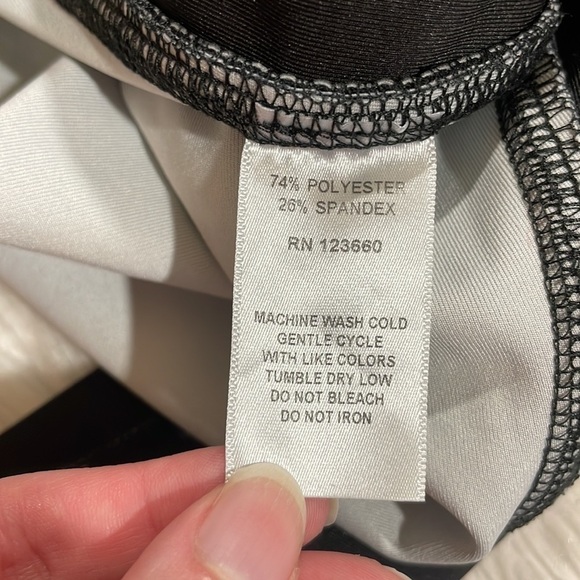 Splits59 Single Racer Stripe Logo Mid Rise 7/8 Leggings - Picture 10 of 10